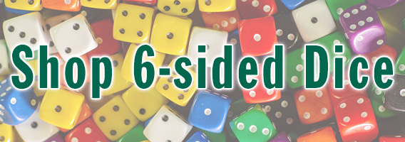 6-sided game dice for sale